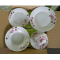 Haonai 20 pieces dinner set ceramic dinnerware set round dinner set with customized design